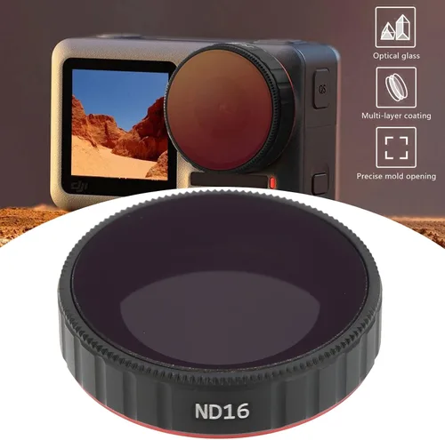 Vista 4 de YYOYY - Filtro ND, filtro de densidad neutra para lente de cámara, aleación de aluminio + vidrio óptico, para accesorios de cámara DJI, evita