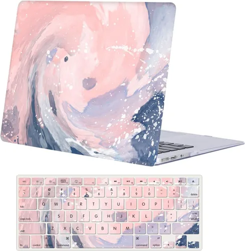 Vista 18 de Funda rígida para laptop compatible con MacBook Pro de 13 pulgadas versión antigua 2012 2011 2010 2009 2008 lanzamiento A1278 con CD-ROM, funda