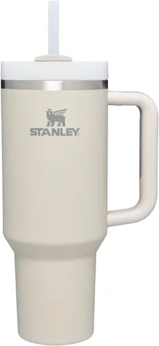 Vista 46 de STANLEY Quencher H2.0 Vaso Térmico con asa y pajilla, 64 onzas, tapa Flowstate de 3 posiciones, gran capacidad para viajes y deportes, vaso de acero