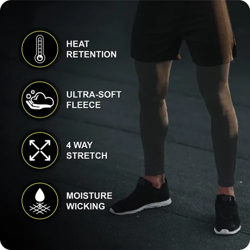 Vista 3 de Thermajohn - Pantalones térmicos para hombre, calzoncillos largos