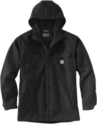Vista 2 de Carhartt Chaqueta tipo camisa con capucha pesada y ajuste relajado Rain Defender para hombre