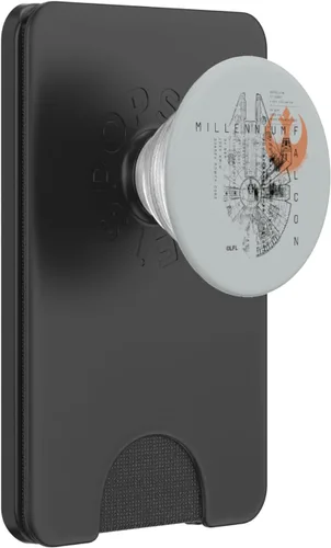 Vista 7 de Star Wars Millennium Falcon Schematic PopSockets PopGrip: agarre intercambiable para teléfonos y tabletas