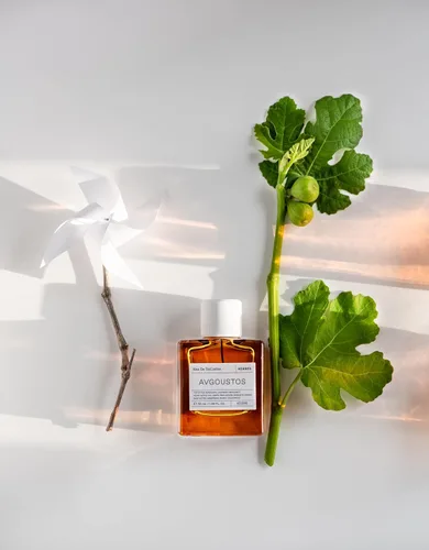 Vista 2 de KORRES Avgoustos Eau de Toilette, espray de higo y cítricos, aroma unisex con bergamota de lavanda mandarina, hoja de limón y higo medio, base