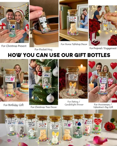 Vista 5 de Regalos de aniversario para él y ella, bonito mensaje romántico en botella, regalo para novio, novia, divertidos regalos de San Valentín, Navidad