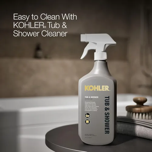 Vista 12 de Kohler 1259-RA-0 Mariposa 72.4 in x 36.0 in baño alcobólico, drenaje derecho, Blanco