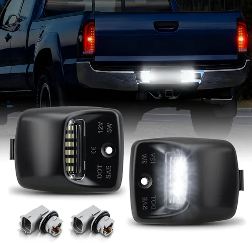 Vista 19 de D-Lumina Luces LED para matrícula, montaje de lámpara para Volkswagen VW Golf GTI MK4 MK5 MK6 MK7 CC Rabbit Polo EOS Phaeton Beetle Passat Scirocco