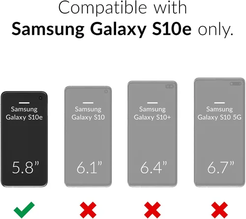 Vista 2 de Crave Dual Guard para Samsung Galaxy S10e Funda, Funda de Doble Capa con Protección a Prueba de Golpes para Samsung Galaxy S10e - Berry
