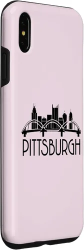 Vista 21 de iPhone 16 Pittsburgh Skyline 412 Steel City Case