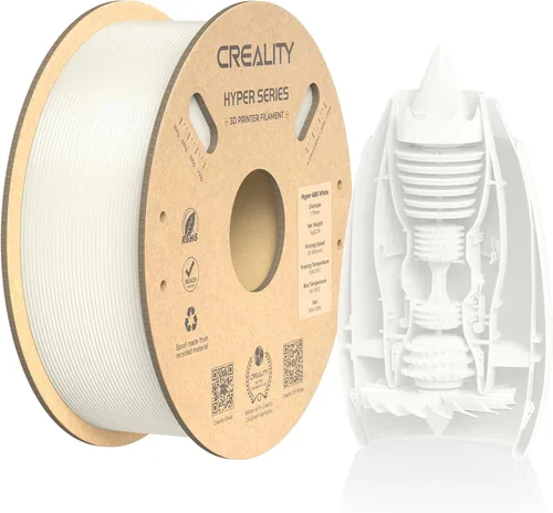 Vista 13 de Creality - Filamento Hyper ABS oficial para K1/K1 Max/K1C, de 1/16 pulgadas, apto para mayoría de impresoras 3D de alta velocidad, práctico
