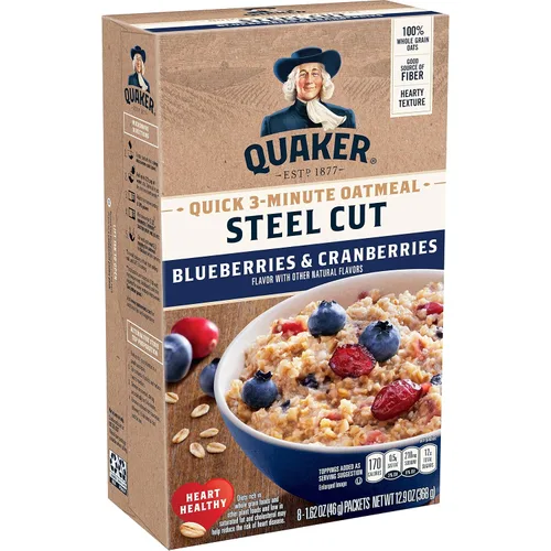 Vista 36 de Quaker Avena instantánea, proteína de azúcar morena de arce, 0.35 onzas de proteína, 12.6 onzas, paquete de 6