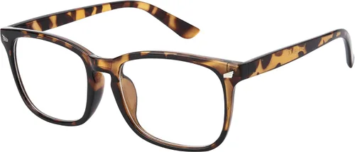 Vista 42 de Onrtry Gafas sin receta para hombres y mujeres, lentes transparentes cuadradas