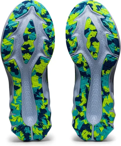 Vista 7 de ASICS Zapatillas de correr NOVABLAST 2 LE para hombre negroverde peligro