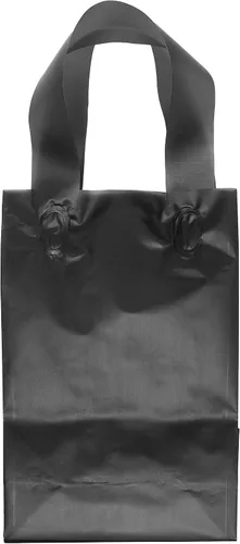 Vista 7 de Prime Line Packaging - Bolsas de plástico negras con asas, 6 x 3 x 9