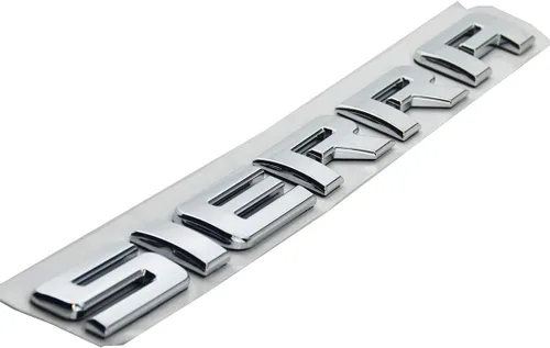 Vista 4 de 1x Emblema Cromado Sierra COMPATIBLE CON GMC Puerta Trasera Portón Trasero COMPUERTA TRASERA Insignia Letras Nombre 3D Realzado Adhesivo Fuerte
