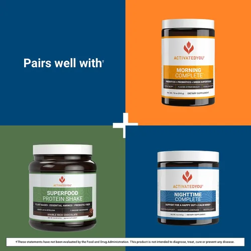 Vista 7 de ActivatedYou Complejo de colágeno a base de plantas BioCollagen para mujeres y hombres, diseñado para promover la firmeza de la piel, la fuerza