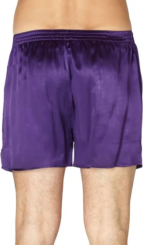 Vista 2 de INTIMO Boxers clásicos de seda para hombre Amatista