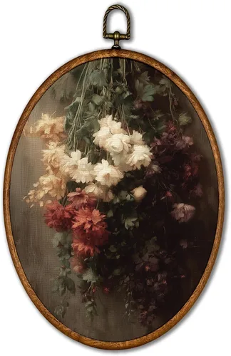 Vista 20 de KSDUT Arte de Pared con Pájaros - Chinoiserie Neutral Arte de Pared Moderno de Mediados de Siglo Marco de Lienzo Colgante Impresiones, Paisaje