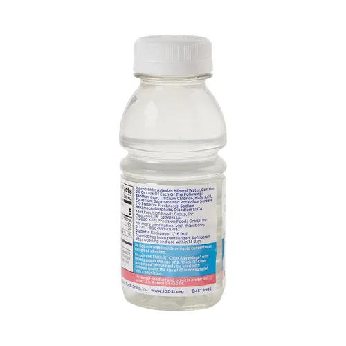 Vista 2 de Thick-It Clear Advantage - Agua espesa, consistencia de néctar, botella de 8 onzas (paquete de 24)