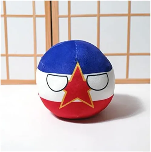 Vista 56 de Polandball Countryballs Muñeco de peluche Ucrania España Hungría Portugal Rumanía Grecia Austria México Polonia Ball (15,3.8 pulgadas)