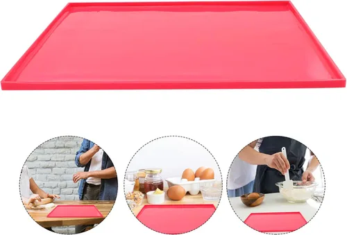 Vista 3 de ULTECHNOVO Antiadherente de silicona para hornear Mat Easy Clean Swiss Roll Pad Cake para masa rodante
