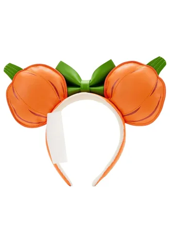 Vista 3 de Loungefly Diadema de Minnie Oh My Ears de calabaza de Disney