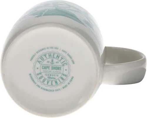 Vista 8 de Cape Shore New Bone China Atlantic Taza 14 oz - Conchas