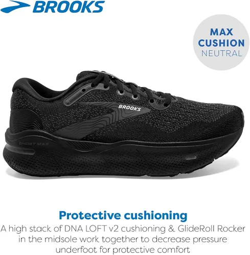 Vista 2 de Brooks Zapatillas Ghost Max Cushion Neutral para correr y caminar para mujer