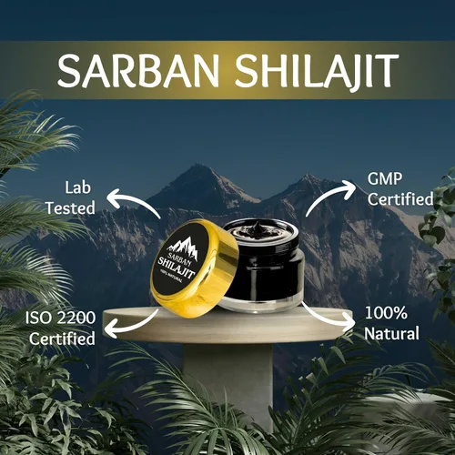 Vista 6 de Shilajit para hombres y mujeres – 60 porciones de resina Shilajit orgánica seca al sol orgánica y pura del Himalaya con ácido fúlvico y más de 85