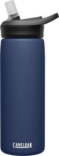 Vista 27 de CamelBak - Eddy+ - Botella de agua con aislante al vacío de acero inoxidable, 20 onzas, color negro