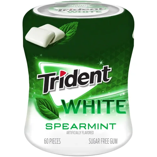 Vista 22 de Goma de mascar Trident Spearmint sin azúcar, 14 piezas