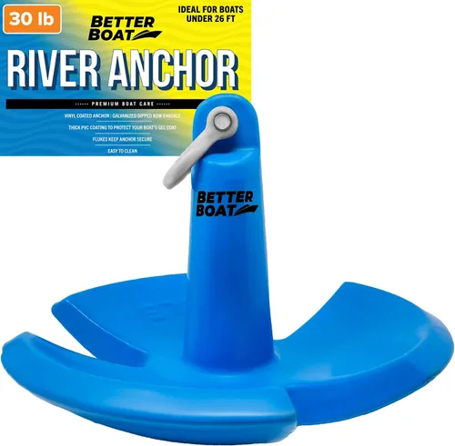 Vista 7 de River Anchor 8 lb para kayaks, canoas, botes y motos acuáticas