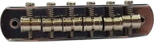 Vista 5 de Puente Mustang con sillines grandes, también se adapta a Fender Jaguar o Jazzmaster - Cromo Para Fender Mustang Vintage, Jaguar, Jazzmaster
