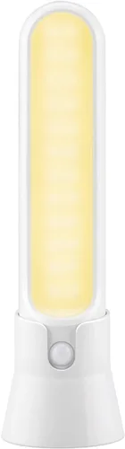Vista 8 de BIGMONAT Luz nocturna LED con sensor de movimiento, luces inalámbricas recargables por USB para debajo del gabinete, barra de iluminación magnética