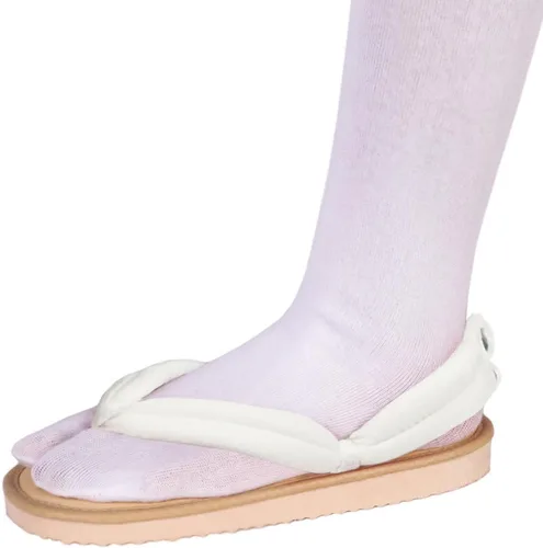 Vista 2 de IOKTSS Zueco japonés de anime masculino y femenino para juego de rol, zapatos y calcetines