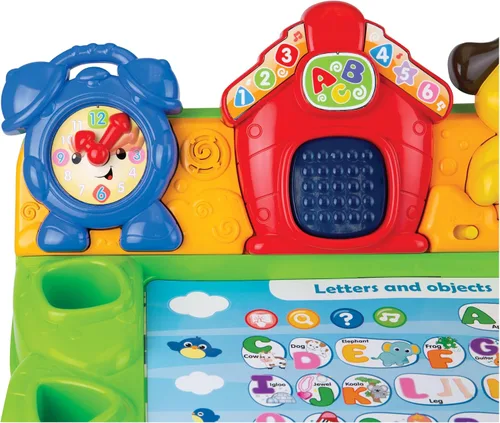 Vista 4 de Winfun Smart Learning - Escritorio interactivo de actividades para niños, centro de aprendizaje educativo con táctil, dibujo, pantalla LED