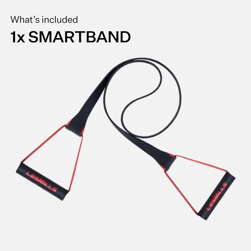 Vista 2 de Les Mills™ Resistance Band for Any Workout with Pull Up Bands, Booty Bands and Pilates Flex Bands
