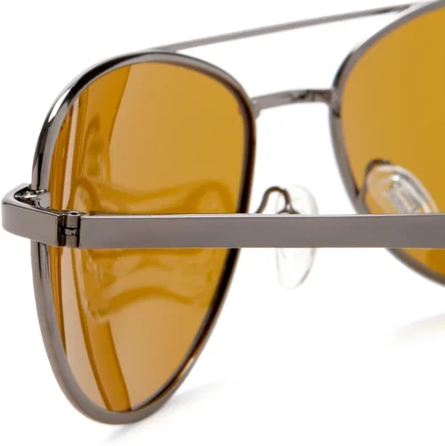 Vista 4 de Eagle Eyes Aviator Polarized Sunglasses - Aviator Glasses with Brow Bar