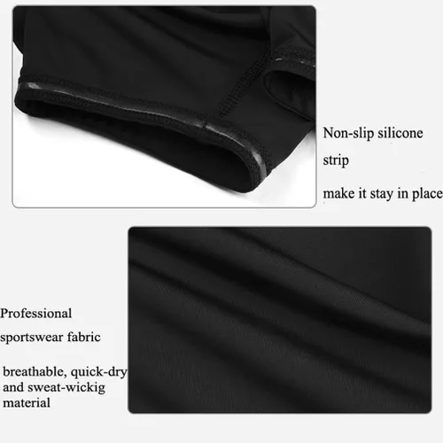 Vista 4 de Pantalones cortos acolchados para niños, ropa interior protectora para cadera y glúteos