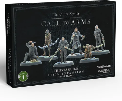 Vista 12 de Modiphius: The Elder Scrolls Call to Arms - Fantasmas de Yngvild - Expansión de resina de 6 figuras, capítulo 4, sin pintar, miniaturas RPG de 1.260