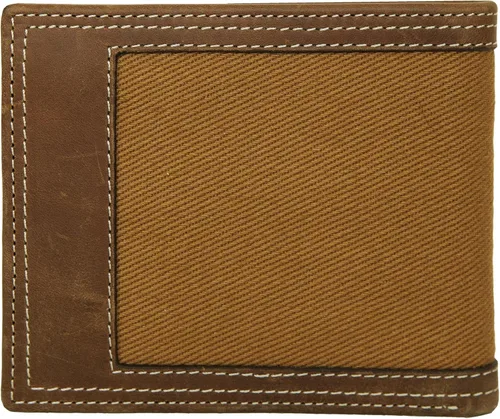 Vista 61 de WOLVERINE Billetera plegable de lona/cuero para hombre