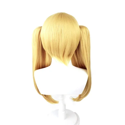 Vista 5 de Kakegurui Mary Saotome Meari Rubio Cola de Caballo Cosplay Peluca Cosplay Peluca Peluca