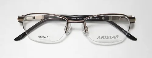 Vista 2 de Aristar 16370 WomensLadies Rectangular Half-rim Flexible Hinges EyeglassesSpectacles