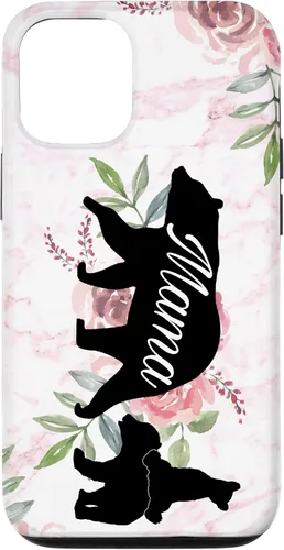 Vista 28 de Mama Bear Mom Gift Phone Holder - 2 Cubs Kiddo Mom Case for iPhone 17