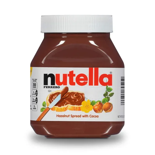 Vista 8 de Nutella Mini frascos para untar de avellana, 64 mini tarros, suministros para hornear, ideales para restaurantes y panaderías, 56.32 onzas en total