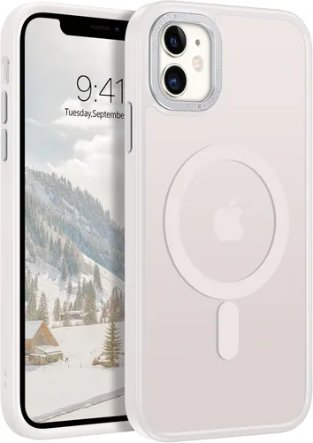 Vista 15 de BENTOBEN Funda para iPhone 11, Funda de teléfono para iPhone 11 Funda Magnética [Compatible con Mag Safe] Translúcida Mate Delgada Resistente a