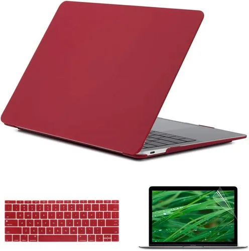 Vista 13 de Se7enline Funda rígida compatible con MacBook de 12 pulgadas modelo A1534 2015/2016/2017/2018/2019, versión para laptop, funda protectora rígida