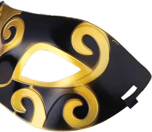 Vista 5 de Máscara unisex retro para mascarada, disfraz de Mardi Gras (paquete de 16)