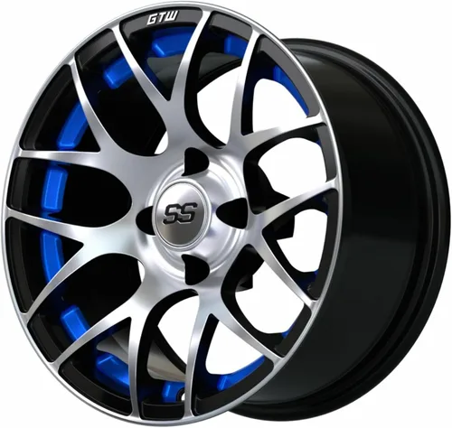 Vista 4 de Rueda de aluminio para carrito de golf Pursuit Patrón de pernos de 0.157 x 4.000 in (se vende como una unidad)