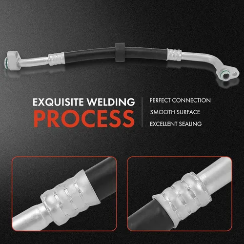 Vista 5 de A-Premium Manguera de succión A/C compatible con Mercedes-Benz R350 2006-2012 3.5L, compresor a evaporador