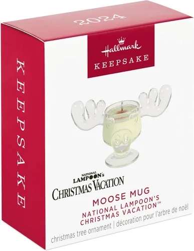 Vista 3 de Hallmark Keepsake Mini Adorno de Navidad de 0.89", Taza de Alce de National Lampoon's Christmas Vacation